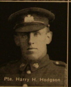 Private Harry Hodgson
